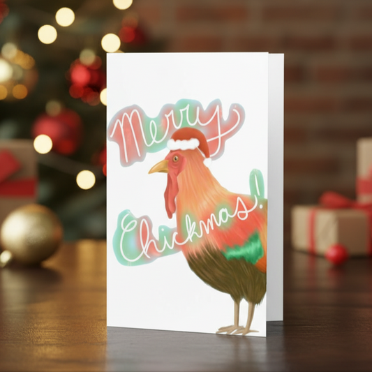 Merry Chickmas Card